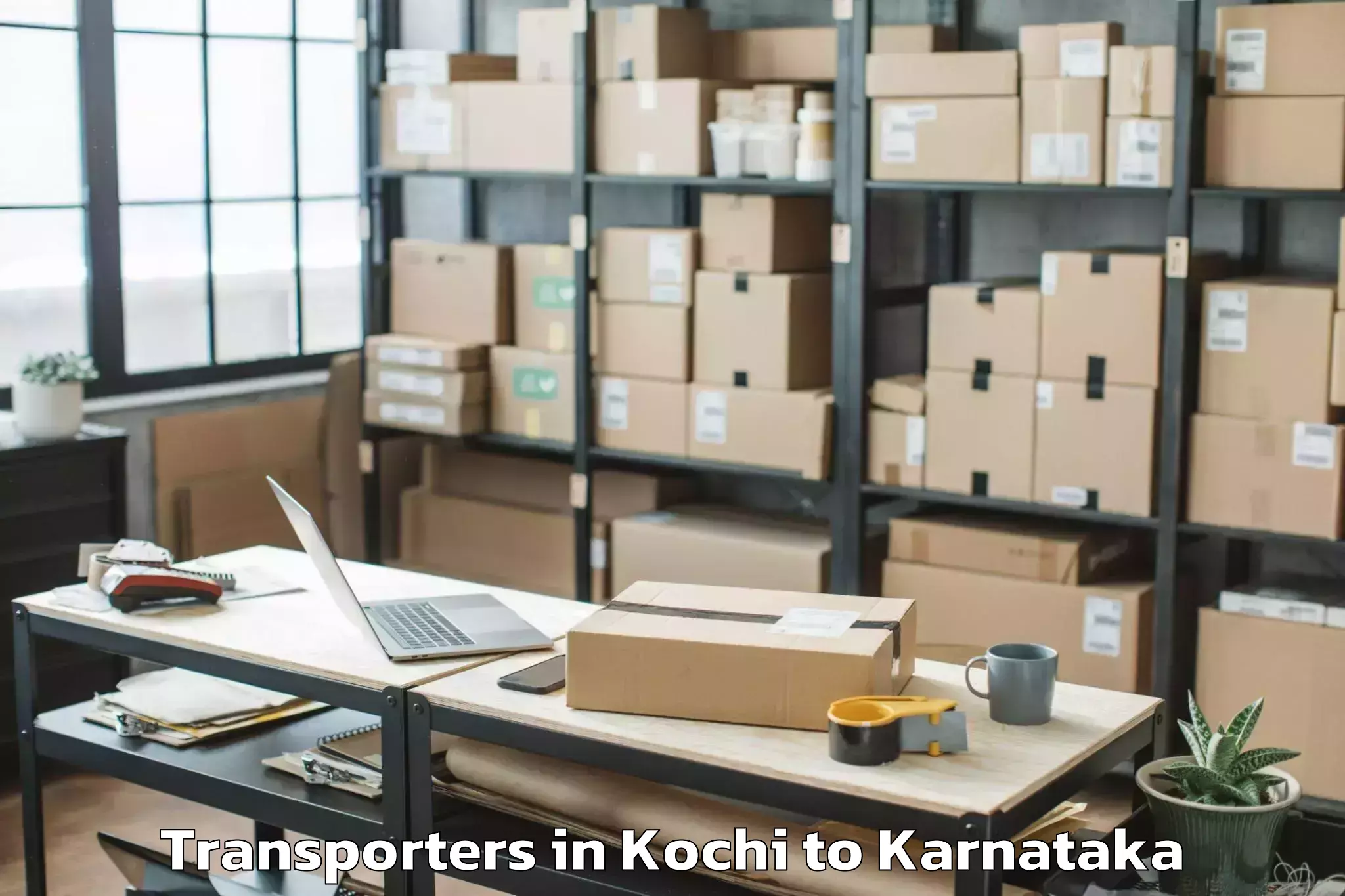 Book Kochi to Tumkur University Tumkur Transporters